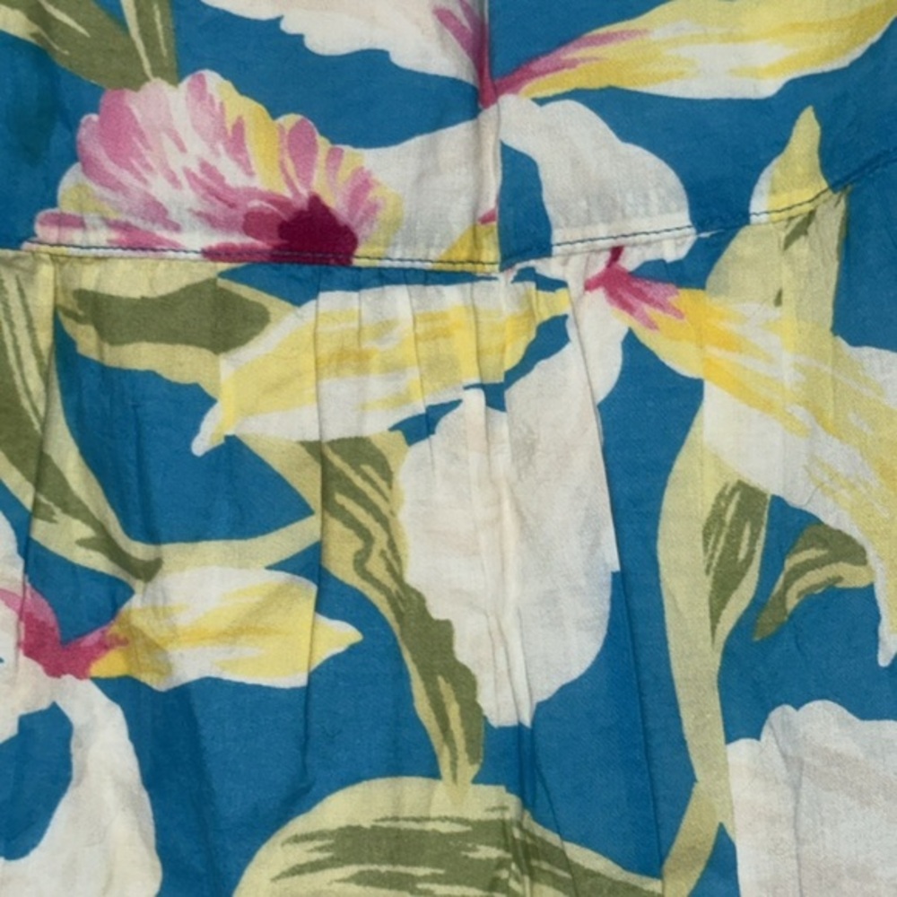 Lauren Ralph Lauren S Small‎ Floral Maxi Skirt in Blue and Pink - Picture 5 of 8